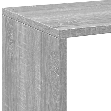 Kamerscherm / boekenkast 69,5x29x103,5 cm hout grijs sonoma 8