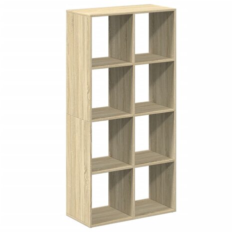 Kamerscherm / boekenkast 69,5x29x137,5 cm hout sonoma eiken 6