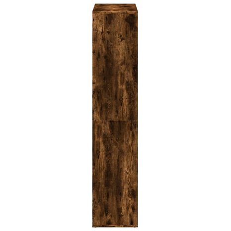 Kamerscherm / boekenkast 69,5x29x137,5 cm hout gerookt eiken 7