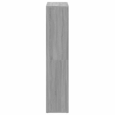 Kamerscherm / boekenkast 69,5x29x137,5 cm hout grijs sonoma eik 7