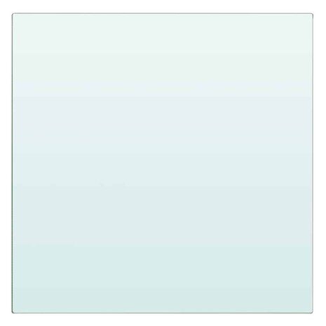 Wandschap transparant 30x30 cm glas 2