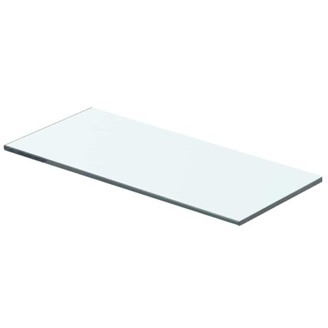 Wandschap transparant 40x12 cm glas 1