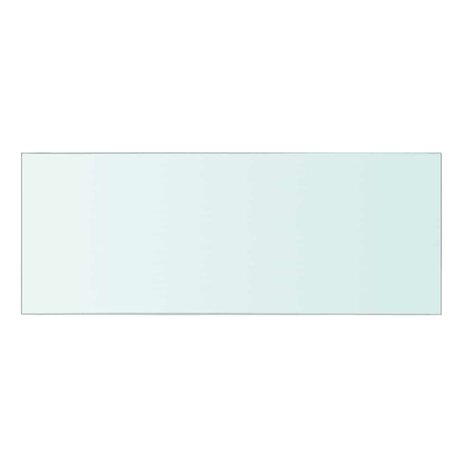 Wandschap transparant 40x15 cm glas 2