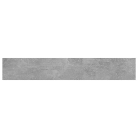 Wandschappen 8 st 60x10x1,5 cm spaanplaat betongrijs 4