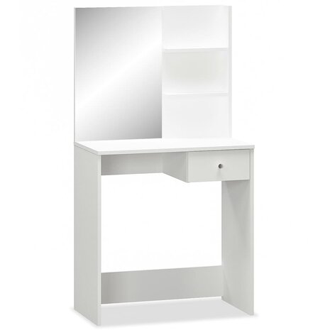 Kaptafel 75x40x141 cm bewerkt hout wit 2
