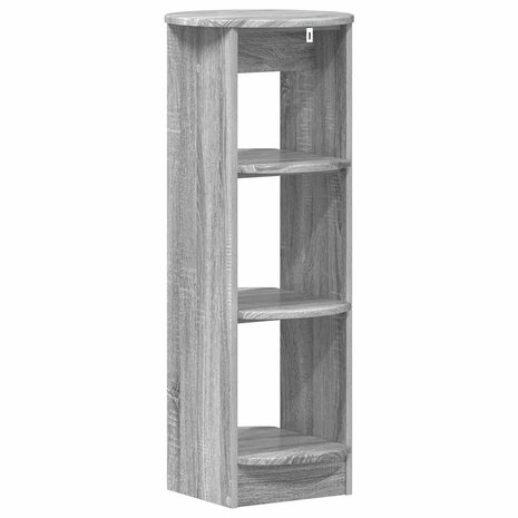 Bijzetkast Grijs sonoma 40 x 40 x 100 cm Geconstrueerd hout 6