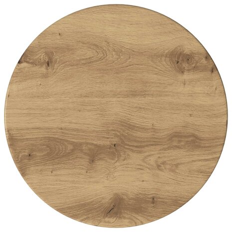 Bijzetkast Artisanaal eiken 40 x 40 x 100 cm Geconstrueerd hout 7