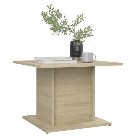 Salontafel 55,5x55,5x40 cm bewerkt hout sonoma eikenkleurig 6