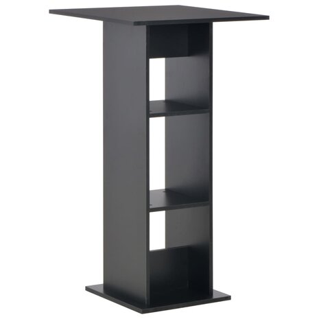 Bartafel 60x60x110 cm zwart 1