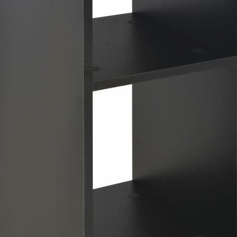 Bartafel 60x60x110 cm zwart 5