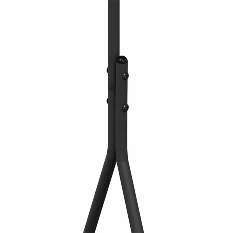 Kledingrek met opslag Zwart 100 x 56 x 154 cm Staal 9