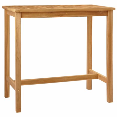 Bartafel Naturel 110 x 60 x 105 cm Massief Teakhout 2