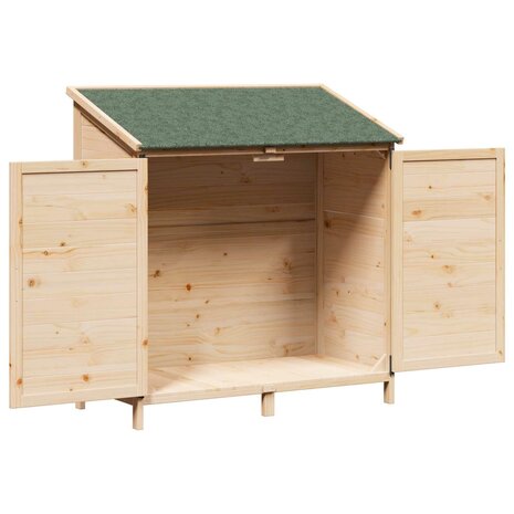 Tuinschuur Naturel 106,5 x 56 x 113,5 cm Bewerkt hout 3
