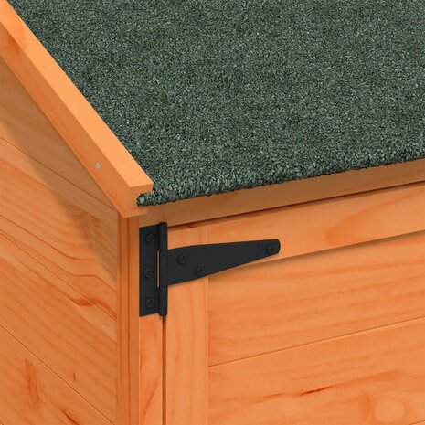 Tuinschuur Bruin 59,5 x 56 x 176,5 cm Bewerkt hout 8