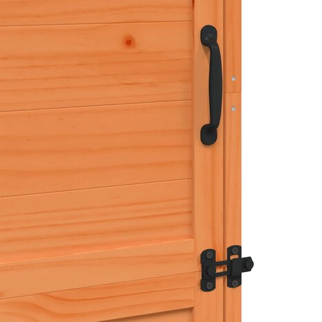 Tuinschuur Bruin 59,5 x 56 x 176,5 cm Bewerkt hout 9