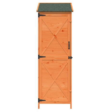 Tuinschuur Bruin 59,5 x 56 x 176,5 cm Bewerkt hout 5