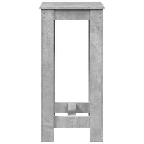 Bartafel 51x50x103,5 cm bewerkt hout betongrijs 6