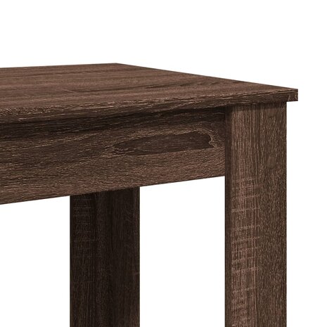 Bartafel 51x50x103,5 cm bewerkt hout bruin eikenkleurig 7