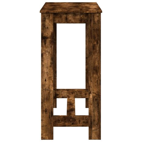 Bartafel 102x50x103,5 cm bewerkt hout gerookt eikenkleurig 6