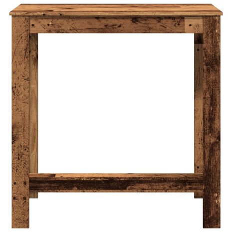 Bartafel 102x50x103,5 cm bewerkt hout oud houtkleurig 4