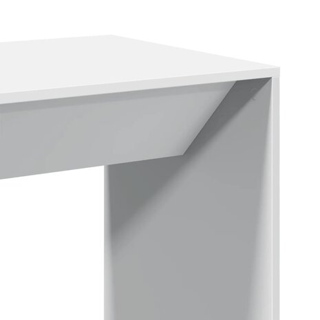 Bartafel 51x50x103,5 cm bewerkt hout wit 7