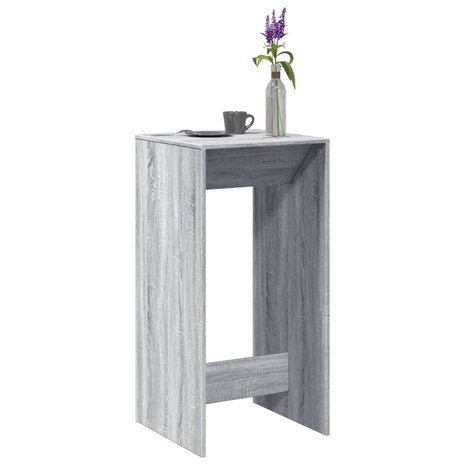 Bartafel 51x50x103,5 cm bewerkt hout grijs sonoma eikenkleurig 1