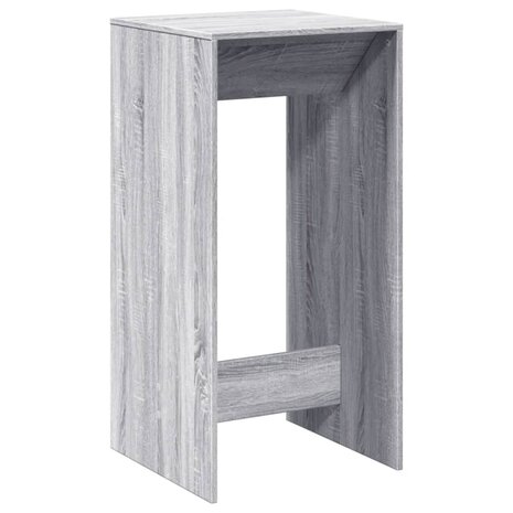Bartafel 51x50x103,5 cm bewerkt hout grijs sonoma eikenkleurig 5