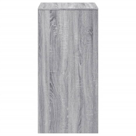 Bartafel 51x50x103,5 cm bewerkt hout grijs sonoma eikenkleurig 6