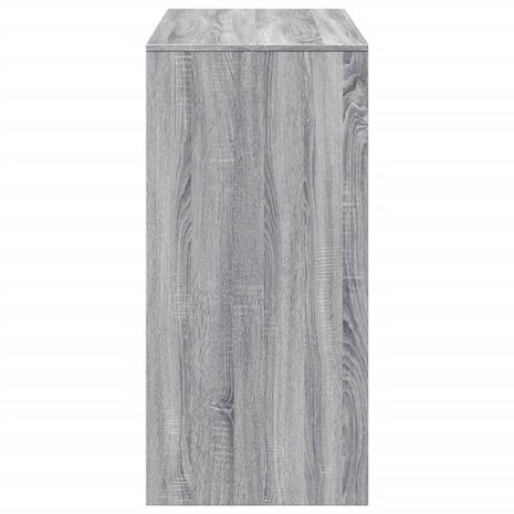 Bartafel 102x50x103,5 cm bewerkt hout grijs sonoma eikenkleur 6