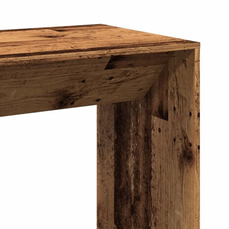 Bartafel 102x50x103,5 cm bewerkt hout oud houtkleurig 7