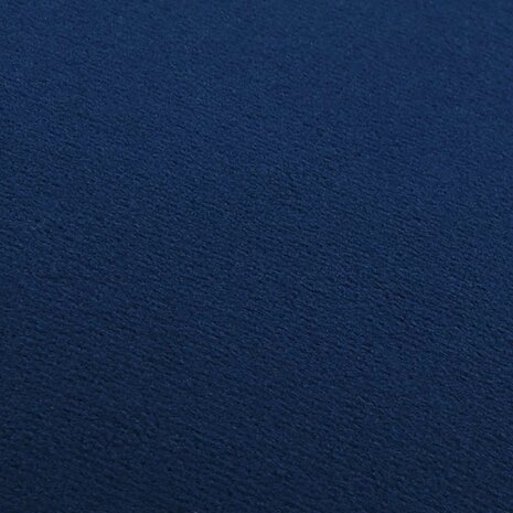 Kruk fluweel 28 x 36 cm blauw en goudkleurig 2