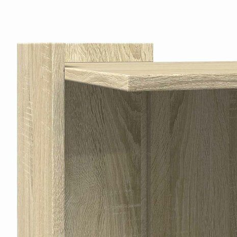 Kattenbakkast 53x53x51 cm bewerkt hout sonoma eikenkleurig 7