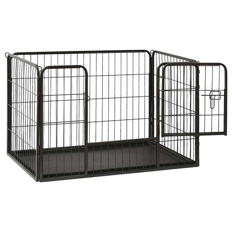 Puppyren 91,5x59x61 cm staal 3