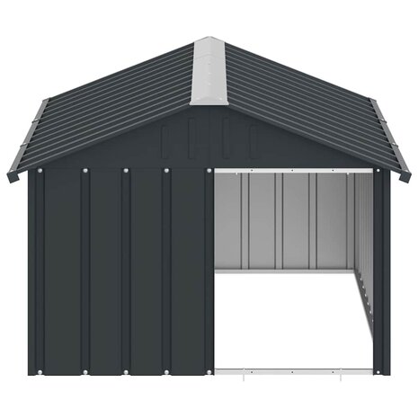 Hondenhok 116,5x153x81,5 cm gegalvaniseerd staal antracietkleur 5
