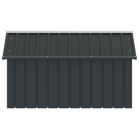 Hondenhok 116,5x153x81,5 cm gegalvaniseerd staal antracietkleur 6