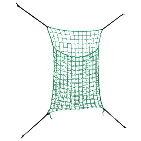 Hooinetten rechthoekig 2 stuks 0,9x1 m PP 2