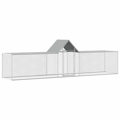 Kippenren 5x1x1,5 m gegalvaniseerd staal 2