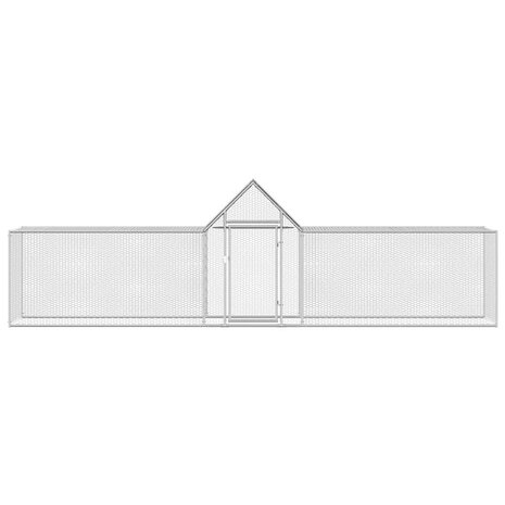 Kippenren 5x1x1,5 m gegalvaniseerd staal 3
