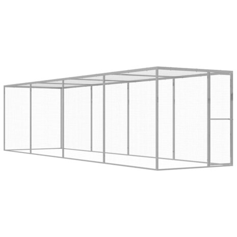 Kattenkooi 6x1,5x1,5 m gegalvaniseerd staal 1