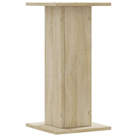 Speakerstandaards 2 st 30x30x60 cm bewerkt hout sonoma eiken 4