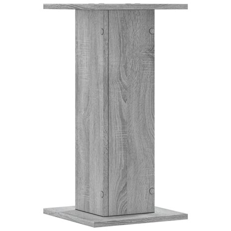 Speakerstandaards 2 st 30x30x60 cm bewerkt hout grijs sonoma 4