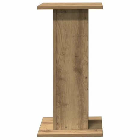 Speakerstandaards 2 st 30x30x60 cm hout artisanaal eikenkleurig 4