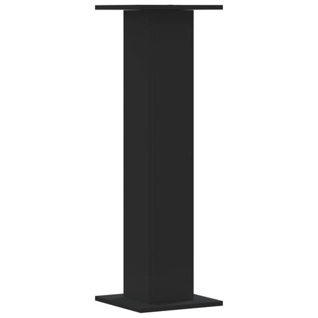 Speakerstandaards 2 st 30x30x95 cm bewerkt hout zwart 4