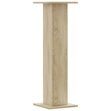 Speakerstandaards 2 st 30x30x95 cm bewerkt hout sonoma eiken 4