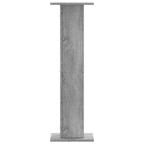 Speakerstandaards 2 st 30x30x95 cm bewerkt hout grijs sonoma 3