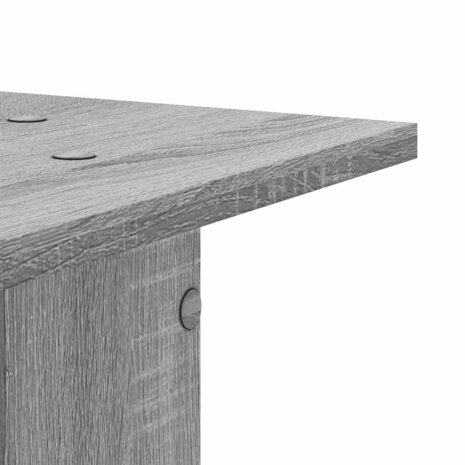 Speakerstandaards 2 st 30x30x95 cm bewerkt hout grijs sonoma 6