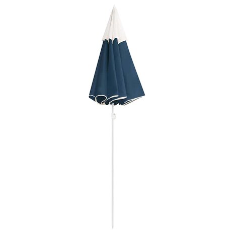 Parasol met stalen paal 180 cm blauw 3