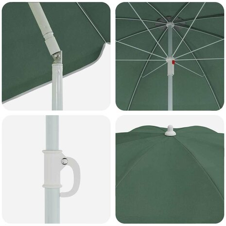 Parasol Groen 161 x 161 x 193 cm Polyester 5