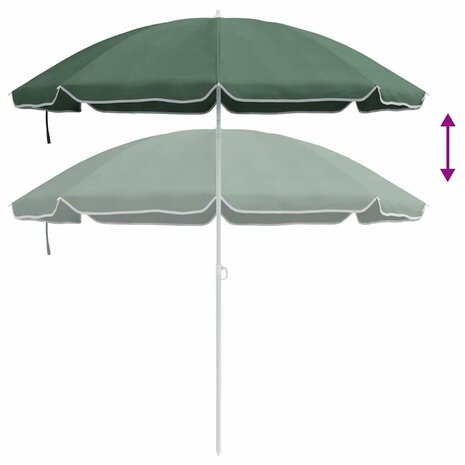 Parasol Groen 161 x 161 x 193 cm Polyester 6