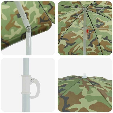 Parasol Camouflage 161 x 161 x 193 cm Polyester 5